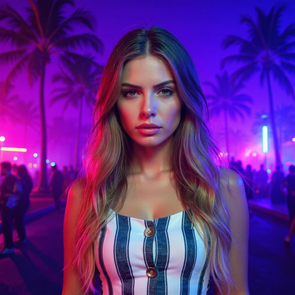 Neon 80s Vice City
